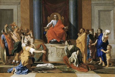 ソロモンの審判 作： Nicolas Poussin
