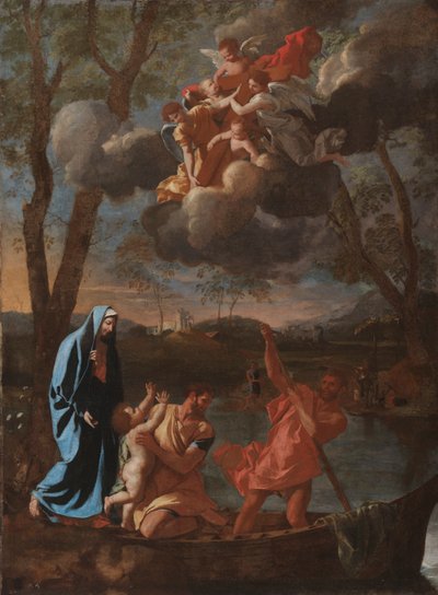 聖家族のナザレへの帰還 作： Nicolas Poussin