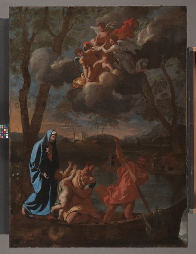 聖家族のナザレへの帰還、1627年頃（キャンバスに油彩） 作： Nicolas Poussin