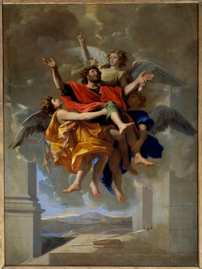 セントポールのビジョン、1649年〜50年 作： Nicolas Poussin