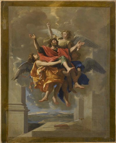 セントポールのエクスタシー、1650年。 作： Nicolas Poussin