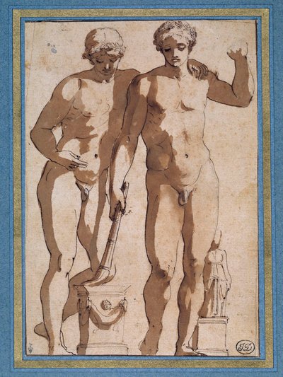 人のアスリート 作： Nicolas Poussin