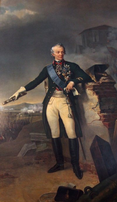 アレクサンダー・スボーロフ、ロシアの将軍、1833年 作： Nicolas Sebastien Froste