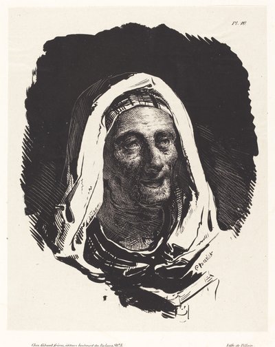 老婆の頭 作： Nicolas Toussaint Charlet