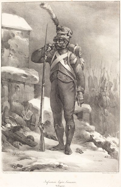 フランス軽歩兵、ヴォルティジュール 作： Nicolas Toussaint Charlet