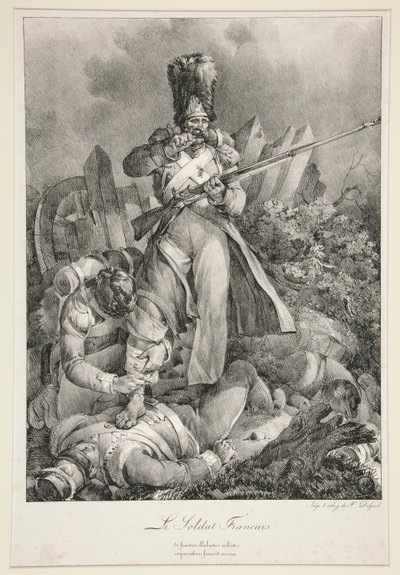 フランスの兵士 作： Nicolas Toussaint Charlet
