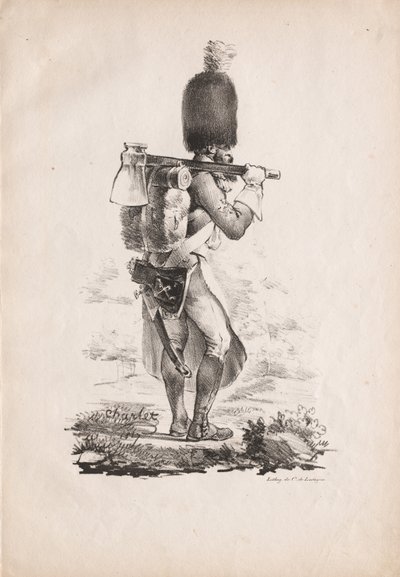 ミリタリーコスチューム：歩兵工兵 作： Nicolas Toussaint Charlet