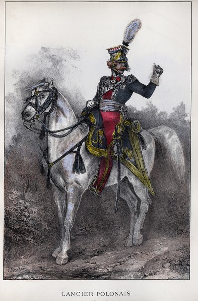 オフィサー ポーランド・ランサーズ・オブ・インペリアル・ガード 作： Nicolas Toussaint Charlet