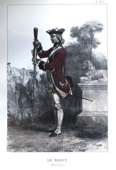 スイス近衛兵 作： Nicolas Toussaint Charlet