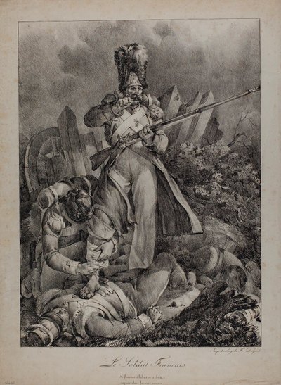 フランスの兵士 作： Nicolas Toussaint Charlet