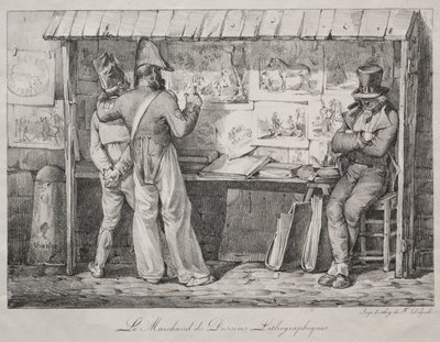 リトグラフディーラー 作： Nicolas Toussaint Charlet