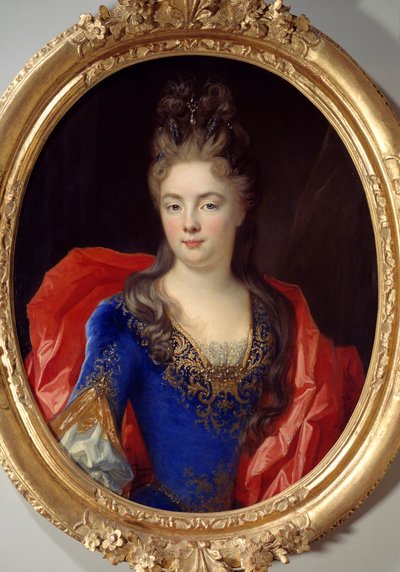 アンヌ・ジュヌヴィエーヴの肖像 ローハン公妃レヴィス・ヴァンタドール（1673年生まれ） 絵画：ニコラ・ド・ラルジリエール（1656-1746年 作： Nicolas de Largillière