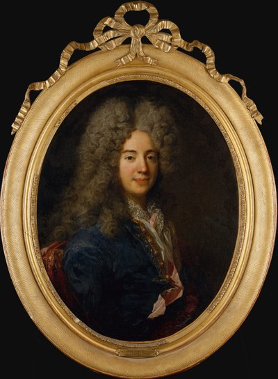 紳士の肖像（キャンバスに油彩） 作： Nicolas de Largillière