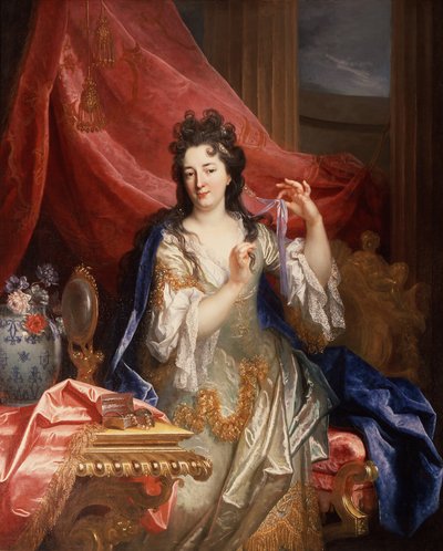 女性の肖像 1696年頃 油彩・カンヴァス 作： ニコラ・ド・ラルジリエール