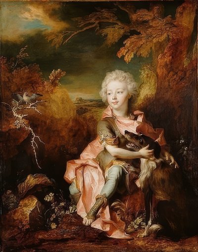 衣装を着た男の子の肖像画。 1710-1714年頃 作： Nicolas de Largillière