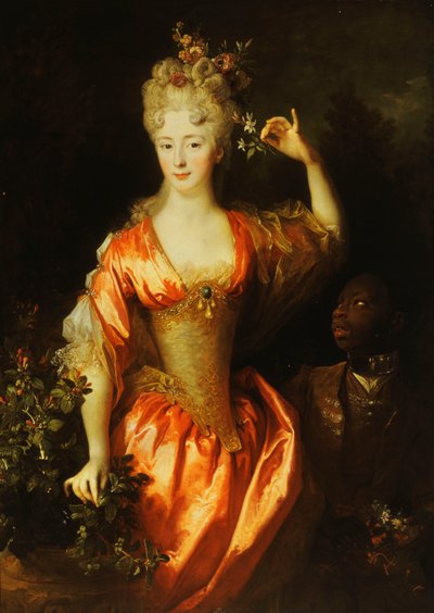 マリーマルグリットエリザベスd "藻類の肖像 作： Nicolas de Largillière
