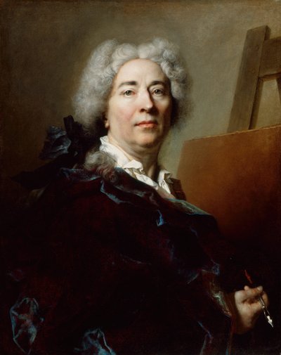 自画像、c。 1725年。 作： Nicolas de Largillière