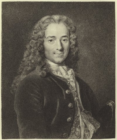 ヴォルテール（写真製版） 作： Nicolas de Largillière