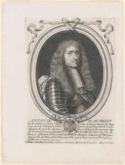 アントワーヌ d の肖像 作： Nicolas de Larmessin