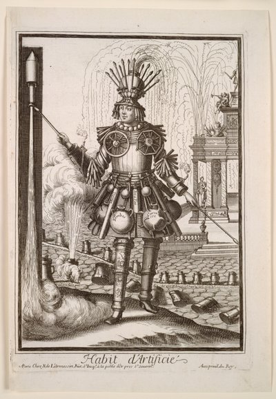 幻想的な衣装：花火職人の衣装 作： Nicolas de Larmessin II