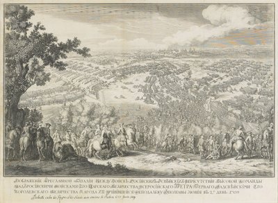 1709年6月27日のポルタバの戦い 作： Nicolas de Larmessin II