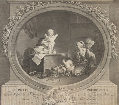 Le Petit Predicateur、18 世紀、18 世紀。 作： Nicolas de Launay