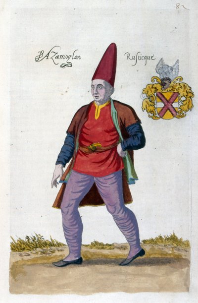 トルコ人男性（イラスト 作： Nicolas de Nicolay