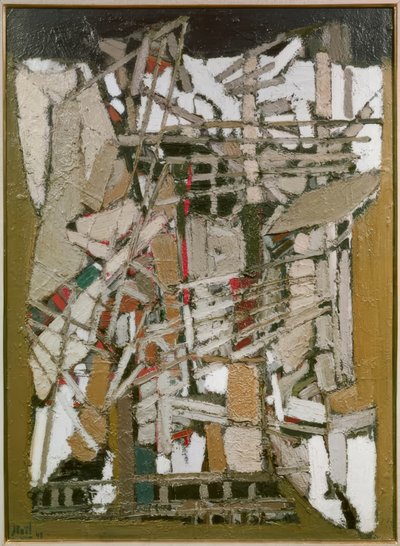 ピラネージへのオマージュ 作： Nicolas de Staël