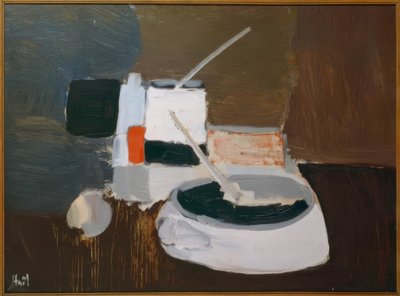 静物画（筆） 作： Nicolas de Staël