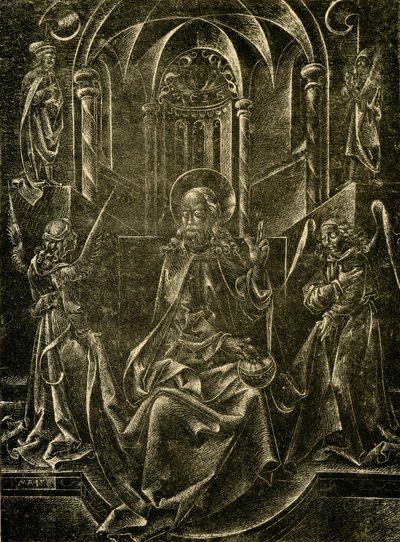 世界の救世主が王座に 作： Nicolaus Alexander Mair von Landshut