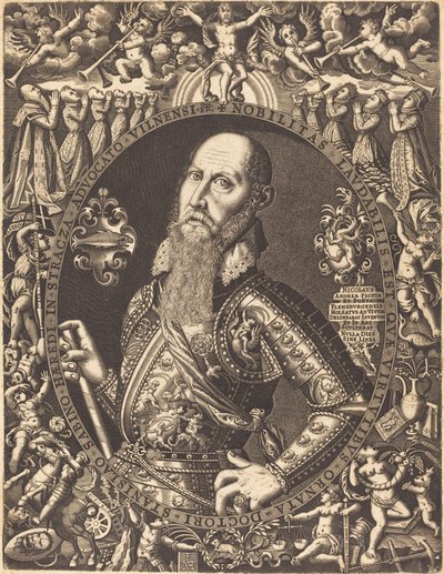 スタニスラウス・サビヌス・フォン・ストラツァ、1590年。 作： Nicolaus Andrea