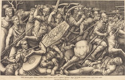 ダキア人と戦うローマの兵士 作： Nicolaus Beatrizet
