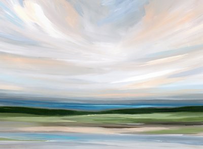 静謐な抽象風景 作： Nicole Walsh