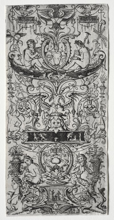 装飾パネル 刻まれたビクトリア オーガスタ、c。 1507年。 作： Nicoletto da Modena