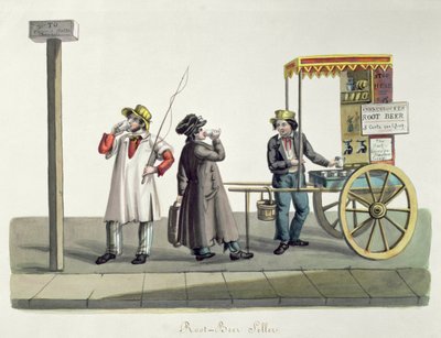 ルートビール売り手、1840年頃 作： Nicolino Calyo