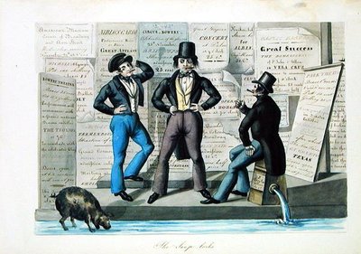 The Soap-lorks, c.1840 （紙に水彩画 作： Nicolino Calyo
