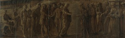 王と女王の出会い、1490-1510年頃 作： Nicolo Rondinelli