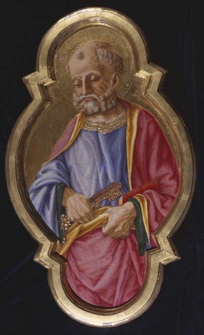 聖ペテロ、1480〜85年頃 作： Nicolo di Maestro Antonio dAncona