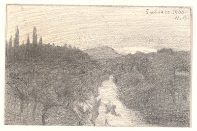 イタリアの風景 作： Niels Jakob Jakobsen Bjerre
