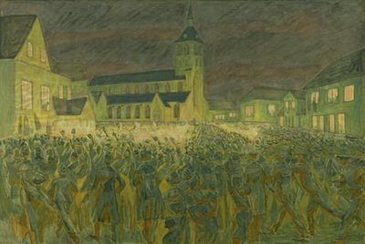 H.C. のトーチトレイン 1867 オーデンセのアンデルセン 作： Niels Larsen Stevns