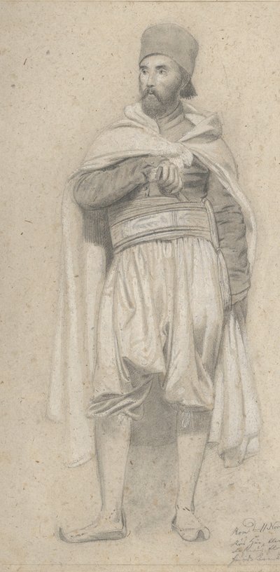 トルコの戦士、1843年。 作： Niels Simonsen