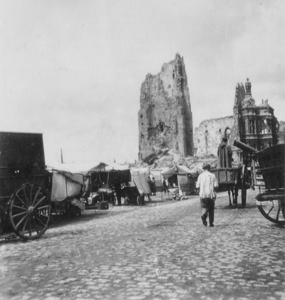 ホテルドゥヴィル、アラス、フランス、第一次世界大戦、c1914-c1918 作： Nightingale and Co