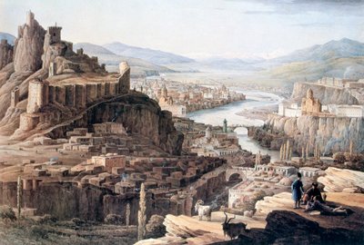「ティフリスの眺め」、1830 作： Nikandor Grigorievich Chernetsov