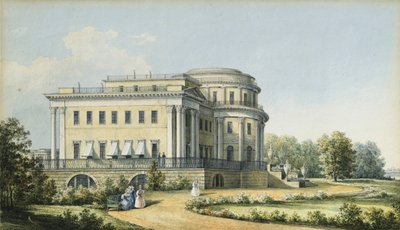 サンクトペテルブルクのエラギン宮殿、1839年 作： Nikanor Grigoryevich Chernetsov
