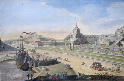 オラニエンバウムの眺め、1761年 作： Nikita Fyodorovich Chelnakov