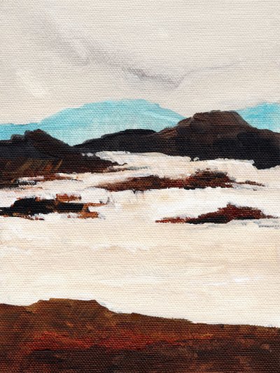 抽象的な雪景色 作： 