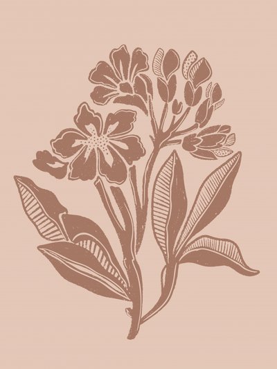 素朴で植物的な花々 作： Nikita Jariwala