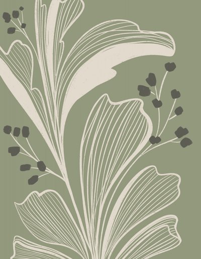 優雅な植物の葉 作： 
