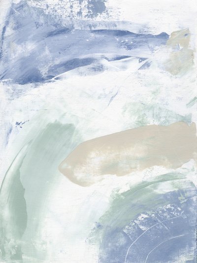 穏やかな海岸の抽象画 作： Nikita Jariwala