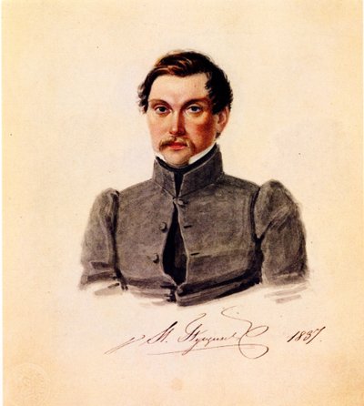 肖像画のデカブリストイヴァンプーシチン1798-1859、1837 作： Nikolai Alexandrovich Bestuzhev